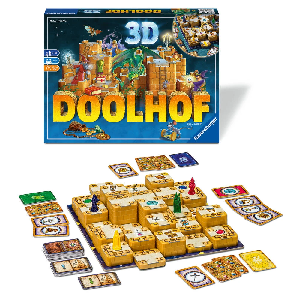 Ravensburger Doolhof 3D Bordspel 1 Ravensburger Doolhof 3D Bordspel