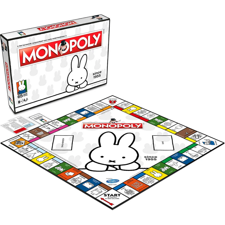 Hasbro Gaming Monopoly Nijntje 65 Jaar 1 Hasbro Gaming Monopoly Nijntje 65 Jaar