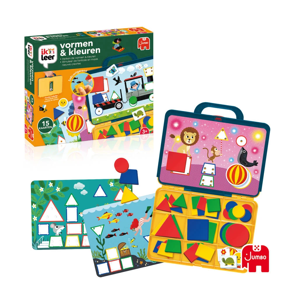 Jumbo Ik Leer Vormen En Kleuren Met 15 Opdrachtkaarten 1 Jumbo Ik Leer Vormen En Kleuren Met 15 Opdrachtkaarten