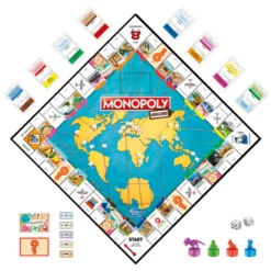 Hasbro Gaming Monopoly Wereldreis -Ravenmodee Winkel 1993144 cc8e3702