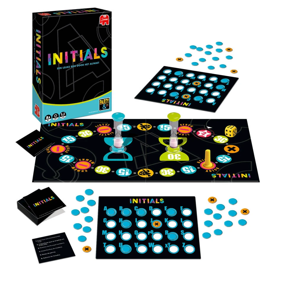 Jumbo Party & Co Initials Partyspel 1 Jumbo Party & Co Initials Partyspel