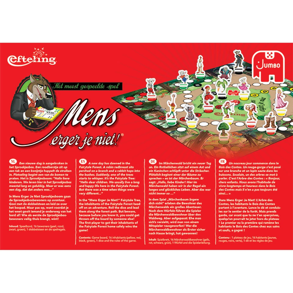 Jumbo Efteling Mens Erger Je Niet Sprookjesboom 4 Jumbo Efteling Mens Erger Je Niet Sprookjesboom - Afbeelding 4