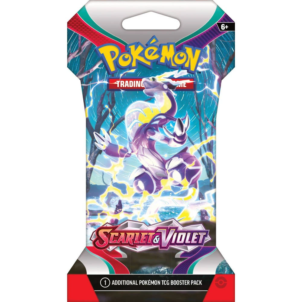 ASMODEE Pokémon TCG Scarlet & Violet Sleeved Booster 2 ASMODEE Pokémon TCG Scarlet & Violet Sleeved Booster - Afbeelding 2