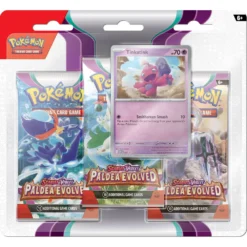 ASMODEE Pokémon TCG Scarlet & Violet Paldea Evolved 3 Booster Blister Tinkatink